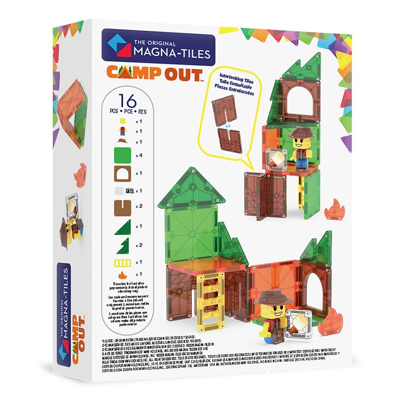 MAGNA-TILES® Camp Out – 16 Piezas 🏕️🧲
