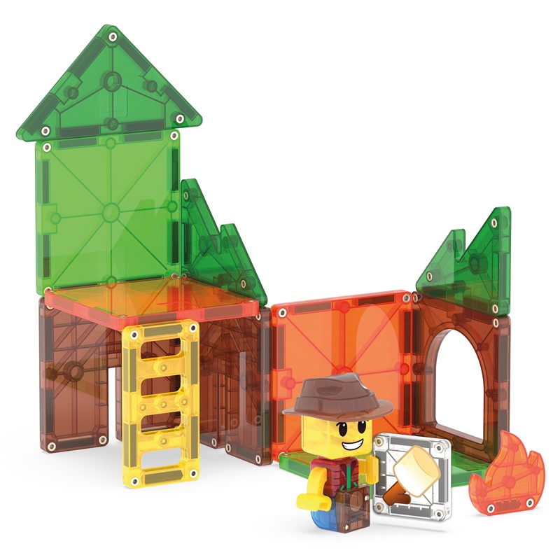 MAGNA-TILES® Camp Out – 16 Piezas 🏕️🧲
