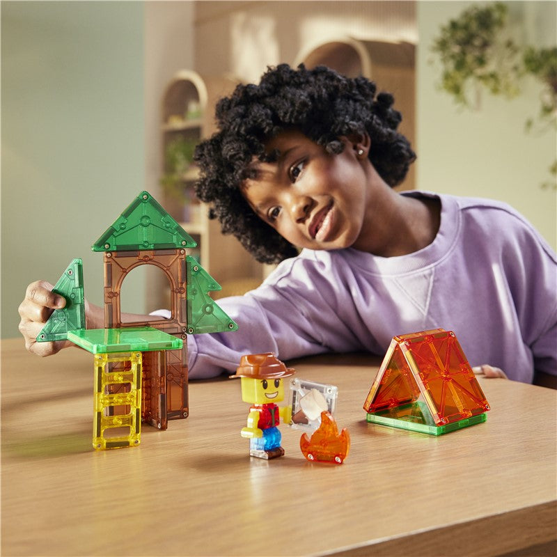 MAGNA-TILES® Camp Out – 16 Piezas 🏕️🧲