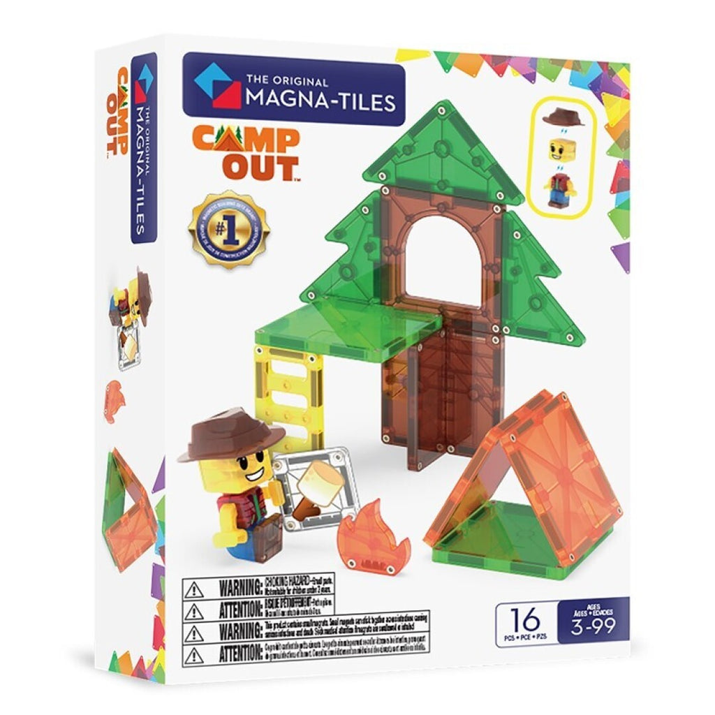 MAGNA-TILES® Camp Out – 16 Piezas 🏕️🧲
