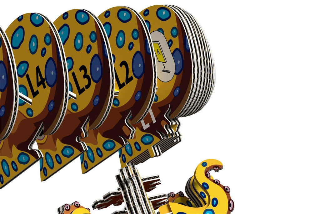 Puzzle 3D 147 Pieuvre