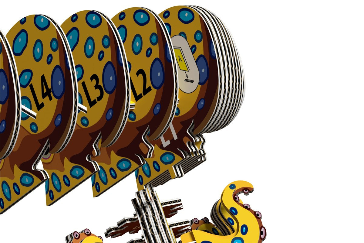 Puzzle 3D 147 Pieuvre