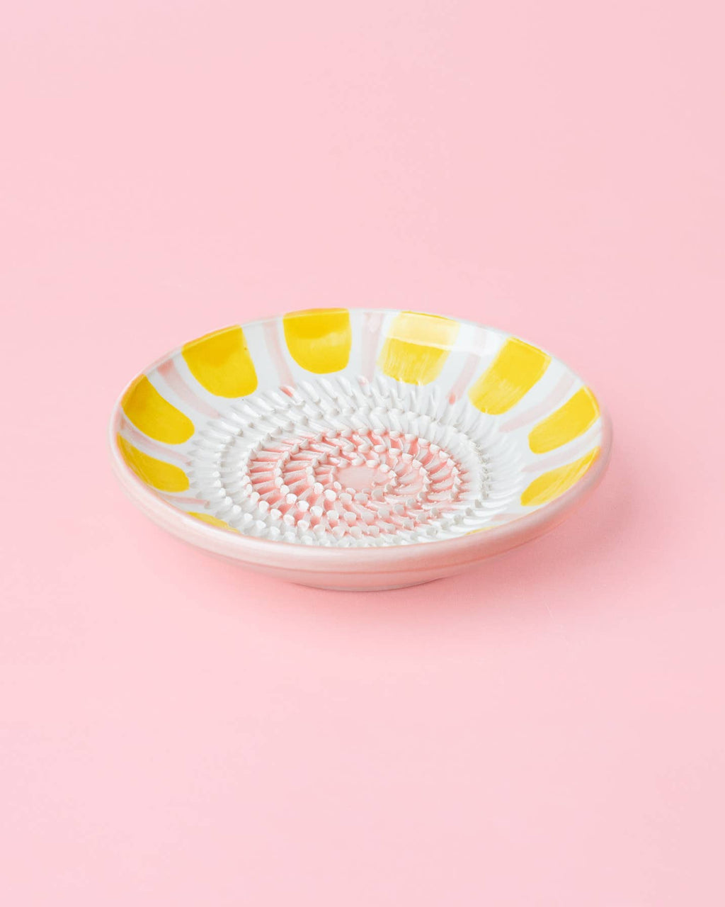 Rallador de Cerámica – Small Rosa & Amarillo Valentina 🌸💛