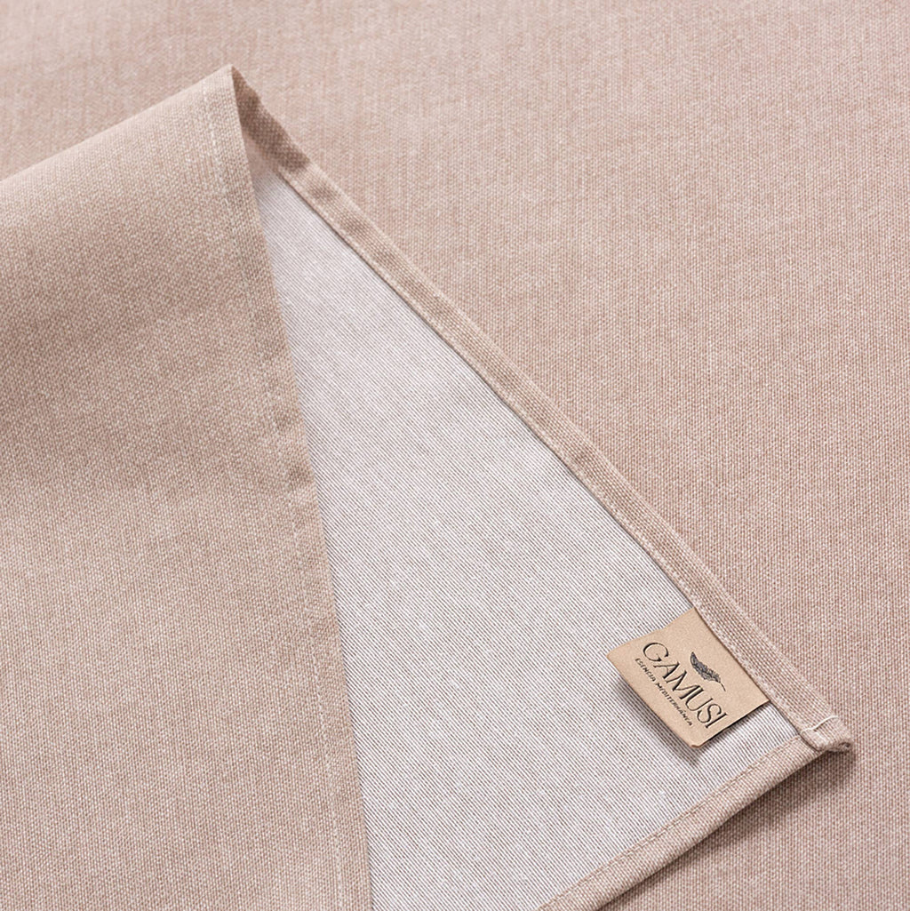 Mantel liso antimanchas algodón tacto tela – INDIRA