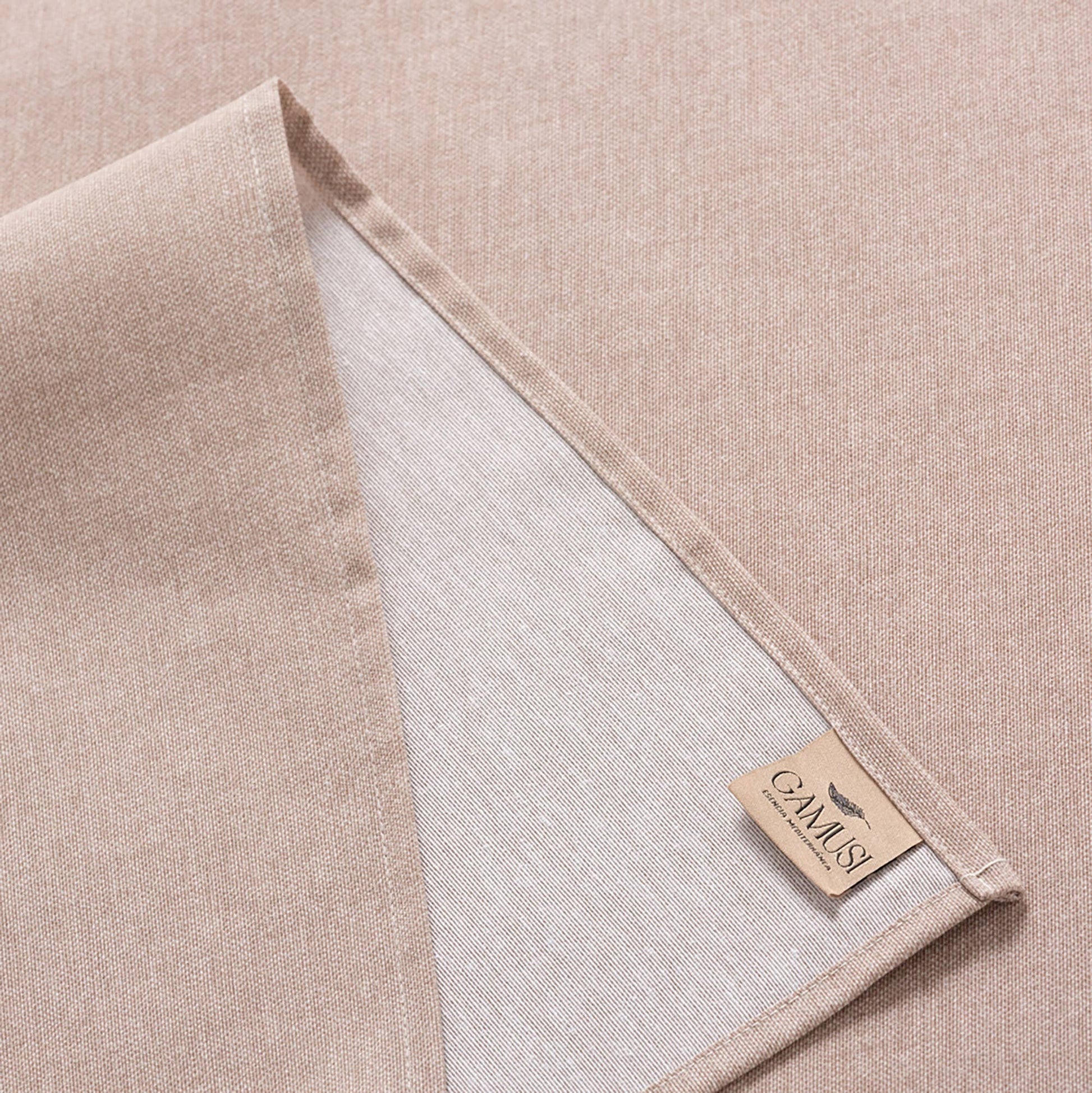Mantel liso antimanchas algodón tacto tela – INDIRA