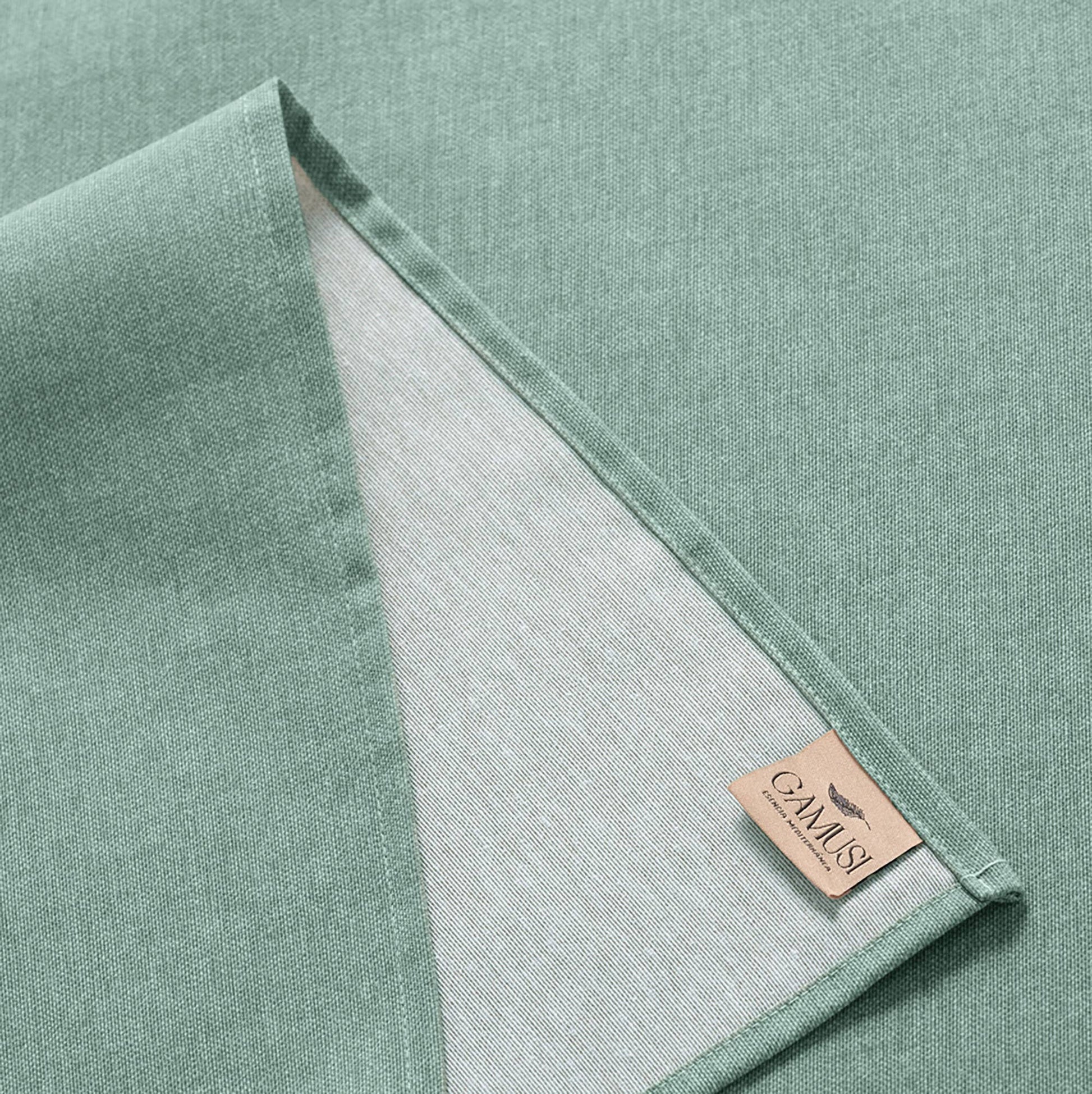 Mantel liso antimanchas algodón tacto tela – INDIRA