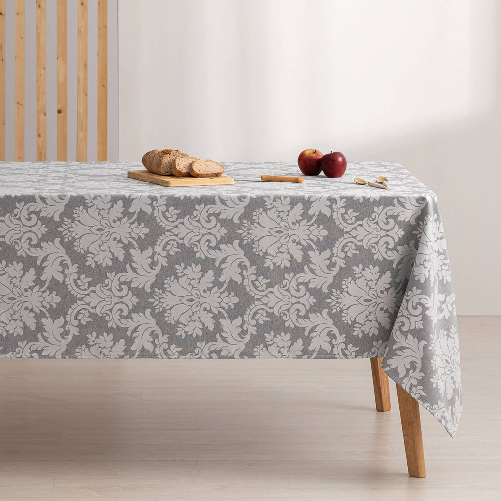Mantel impermeable jacquard floral DAMA 🌸✨