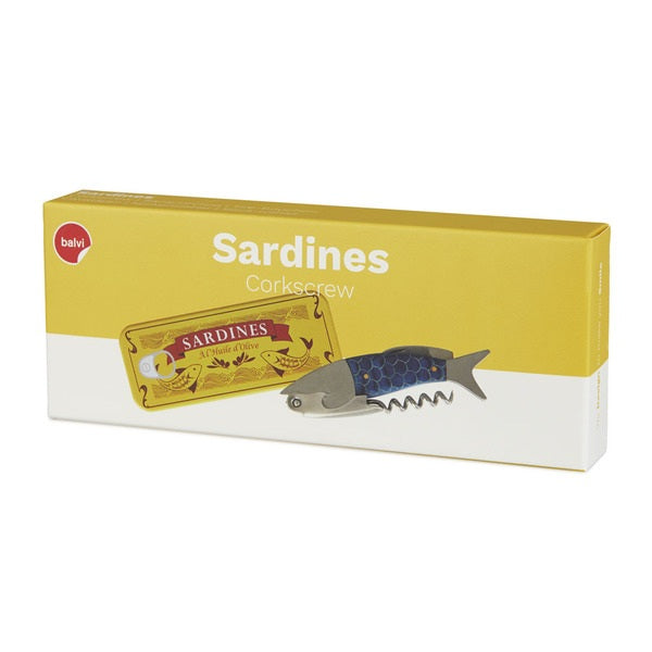 Sacacorchos sardines lata