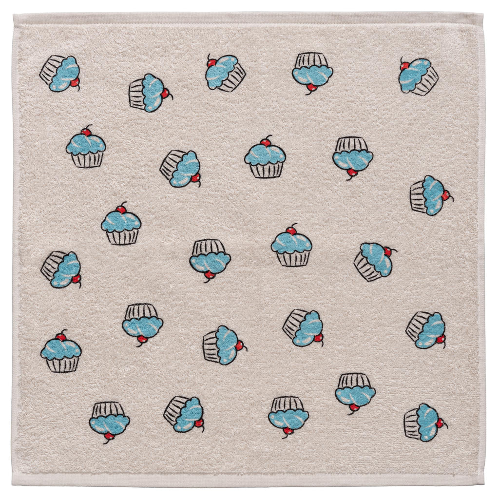 Cup cakes blue paño de cocina