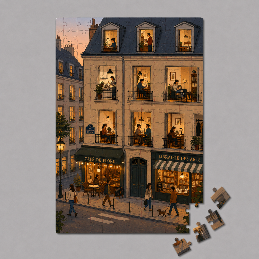 Puzzle Una Tarde Parisina