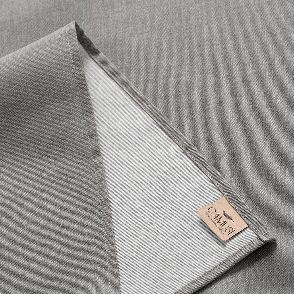 Mantel liso antimanchas algodón tacto tela – INDIRA