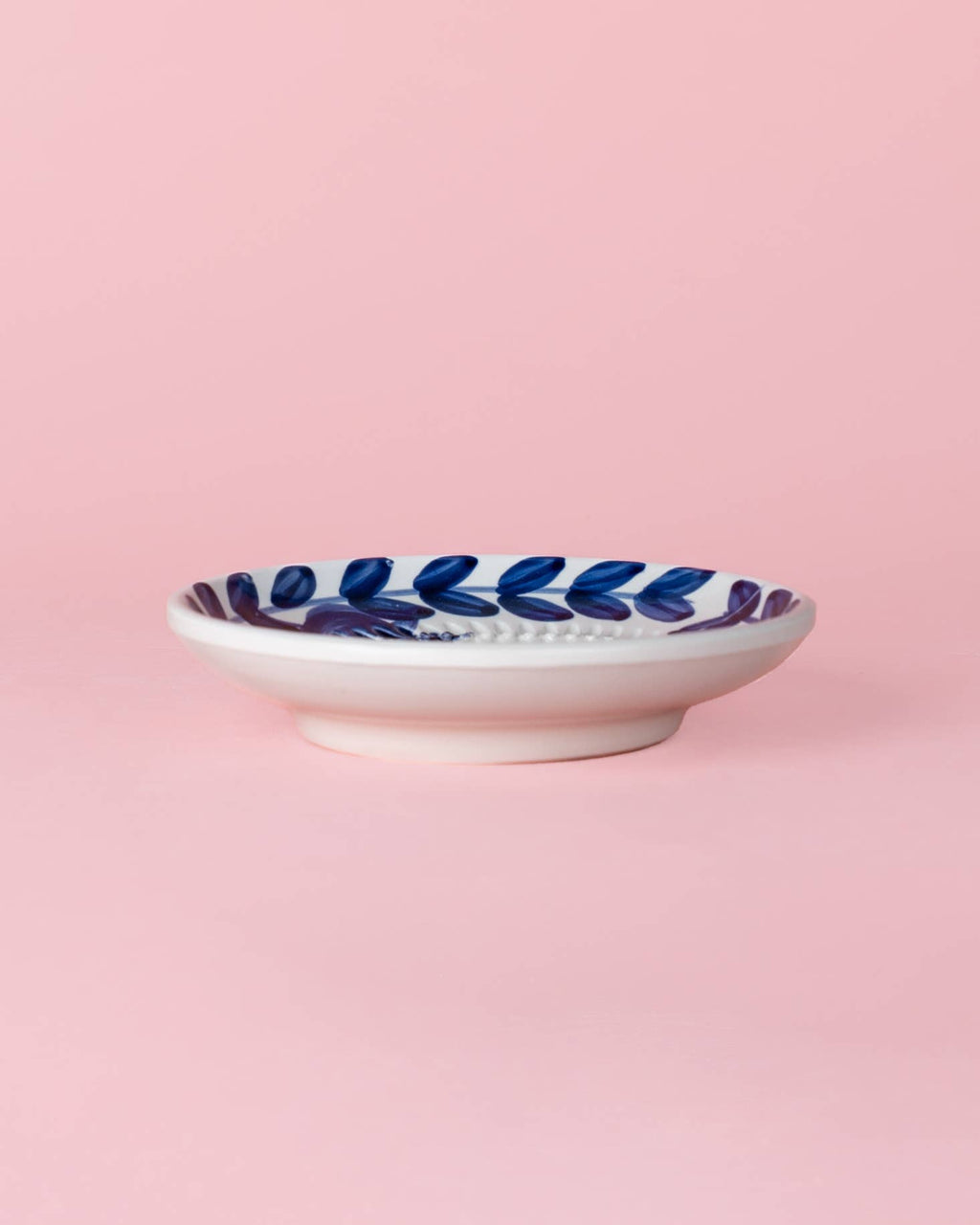 Plato Rallador de Cerámica Artesanal Nerja Azul – 12,5 cm 💙✨