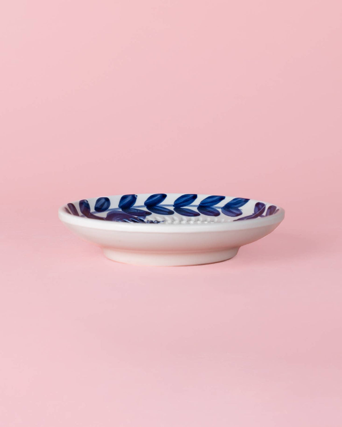 Plato Rallador de Cerámica Artesanal Nerja Azul – 12,5 cm 💙✨