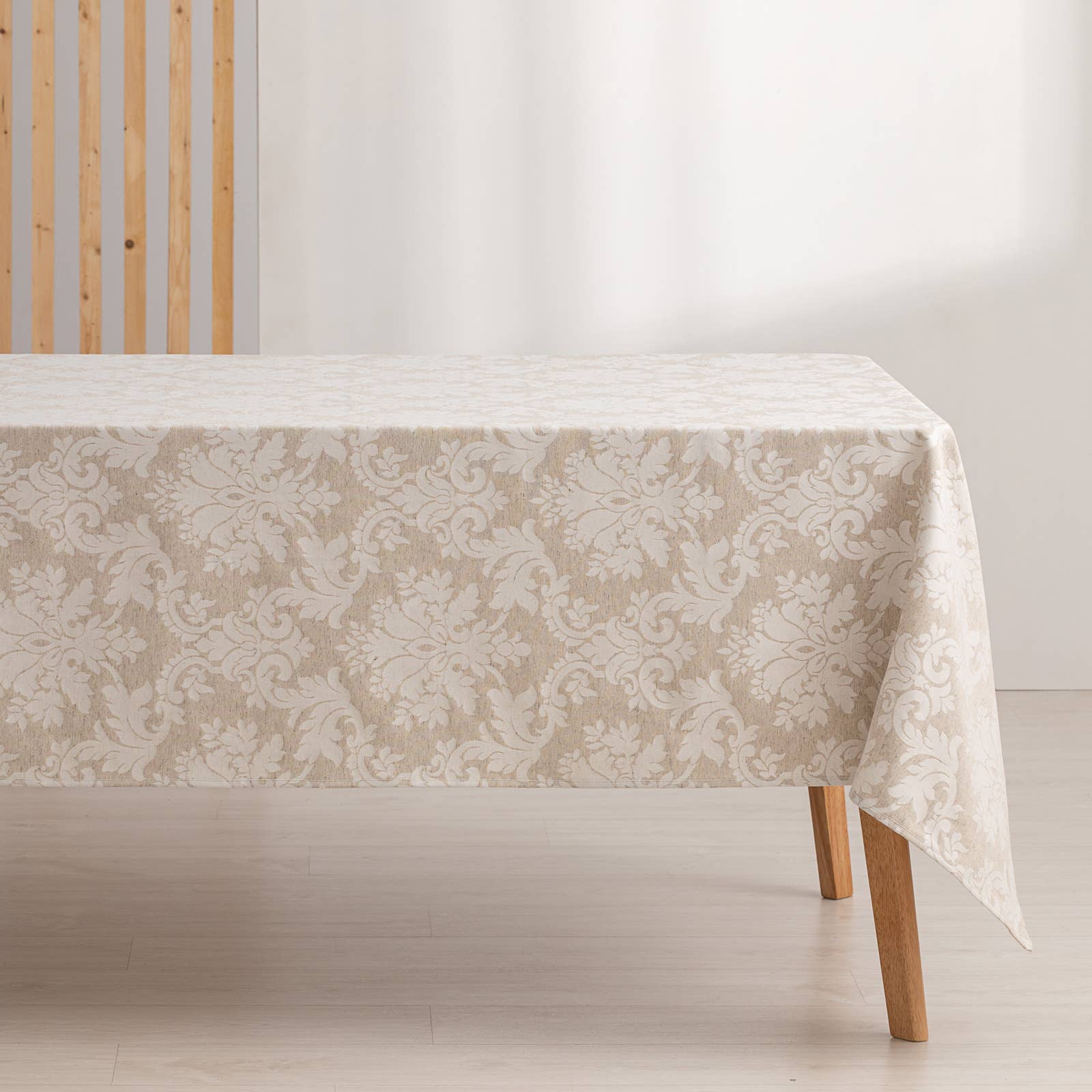 Mantel impermeable jacquard floral DAMA 🌸✨