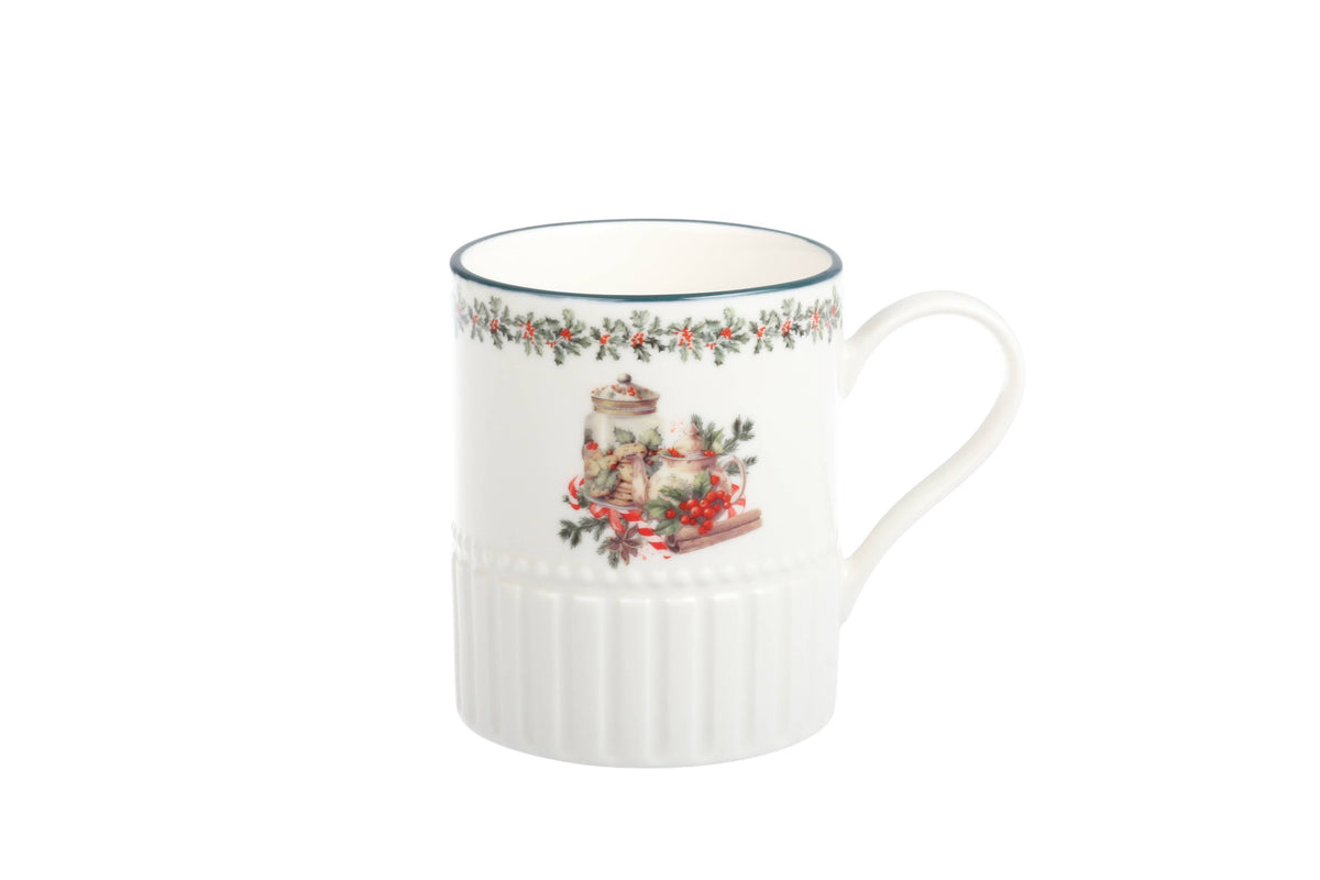 Taza de Porcelana Delicias Navideñas – 400 ml 🎄☕