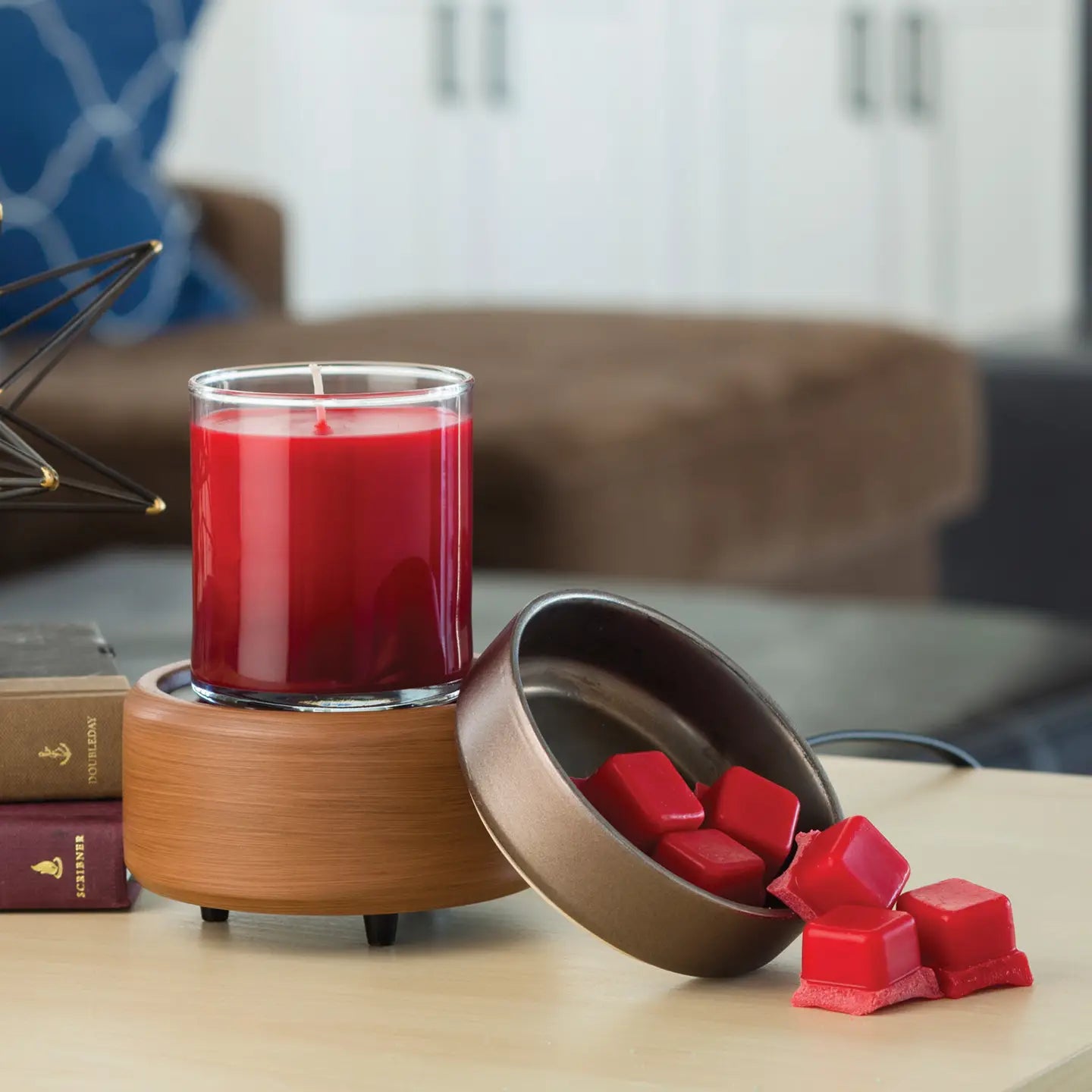 Lámpara Aromática Clásica 2 en 1 – Nogal