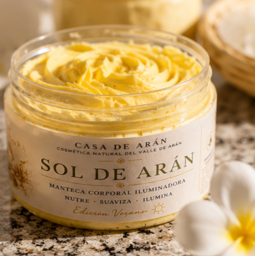 Sol de Arán · Manteca Corporal Iluminadora – Edición Verano
