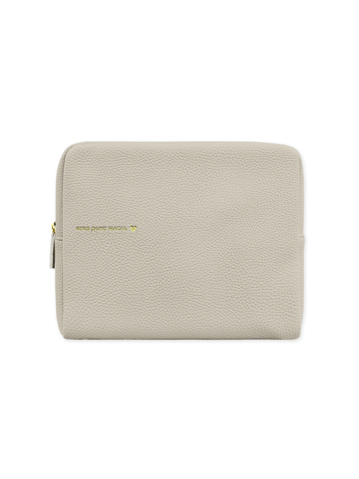 Bolso Portatodo – Eres pura magia ✨🤍 (Greige)