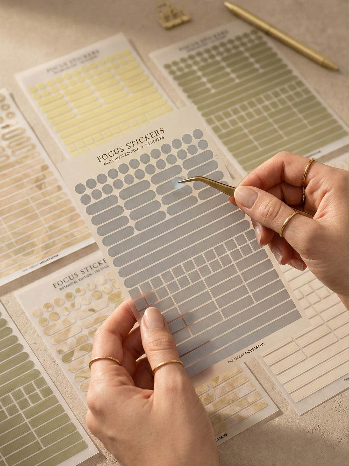 Focus Stickers 1·9 Misty Blue