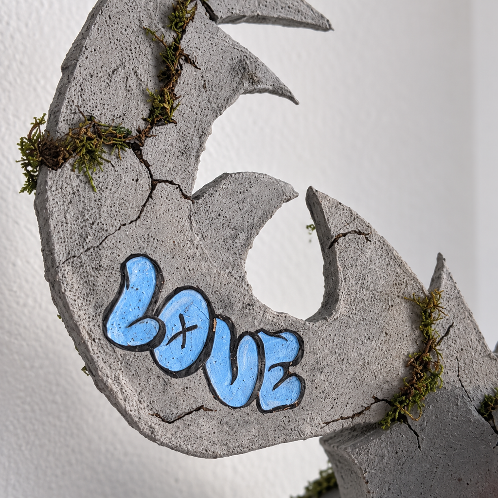 Cabeza de Ciervo Artesanal Arte Urbano – Chisporreta Becky 🦌🎨 | BAJO PEDIDO