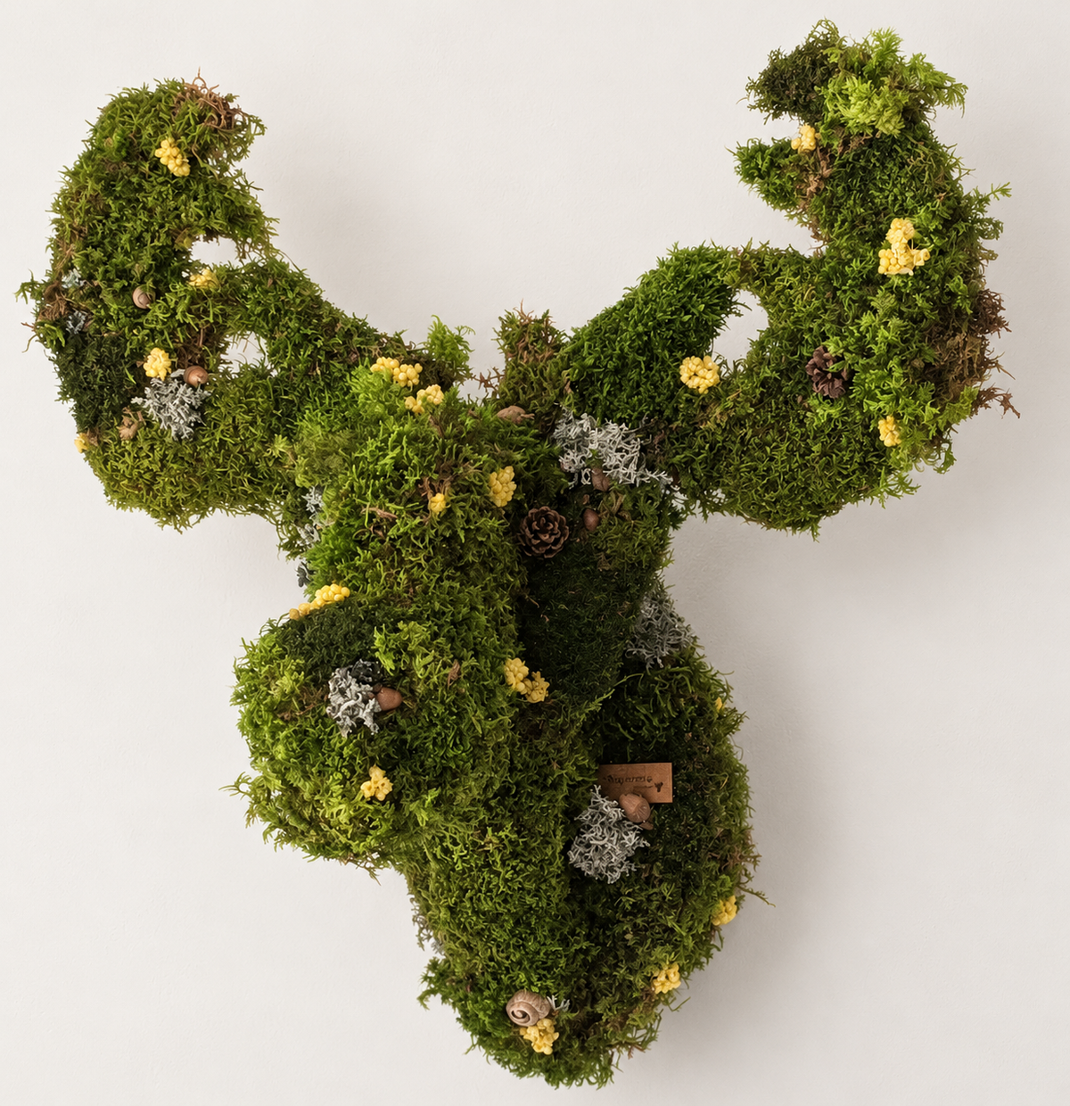 Cabeza de Ciervo Artesanal Bosque Encantado – Chisporreta Becky 🦌🌿 | BAJO PEDIDO