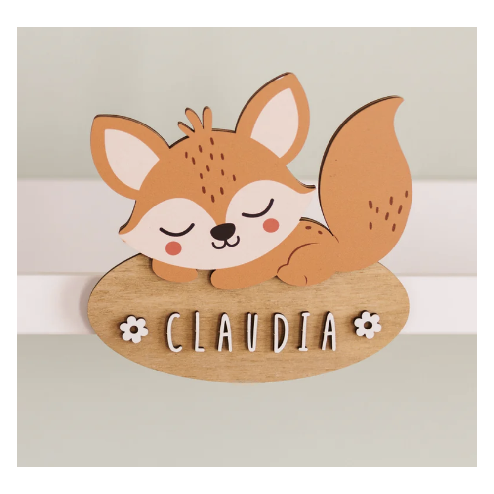Placa Zorro Personalizada