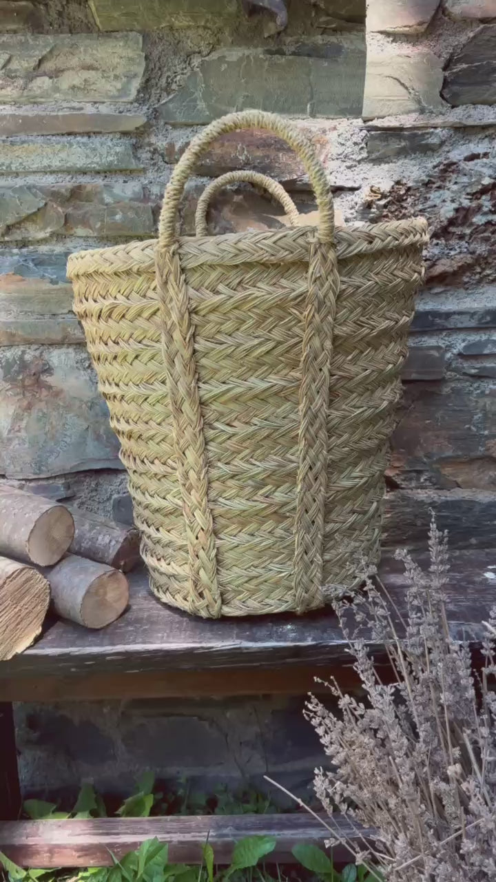 Capazo Alto de Esparto