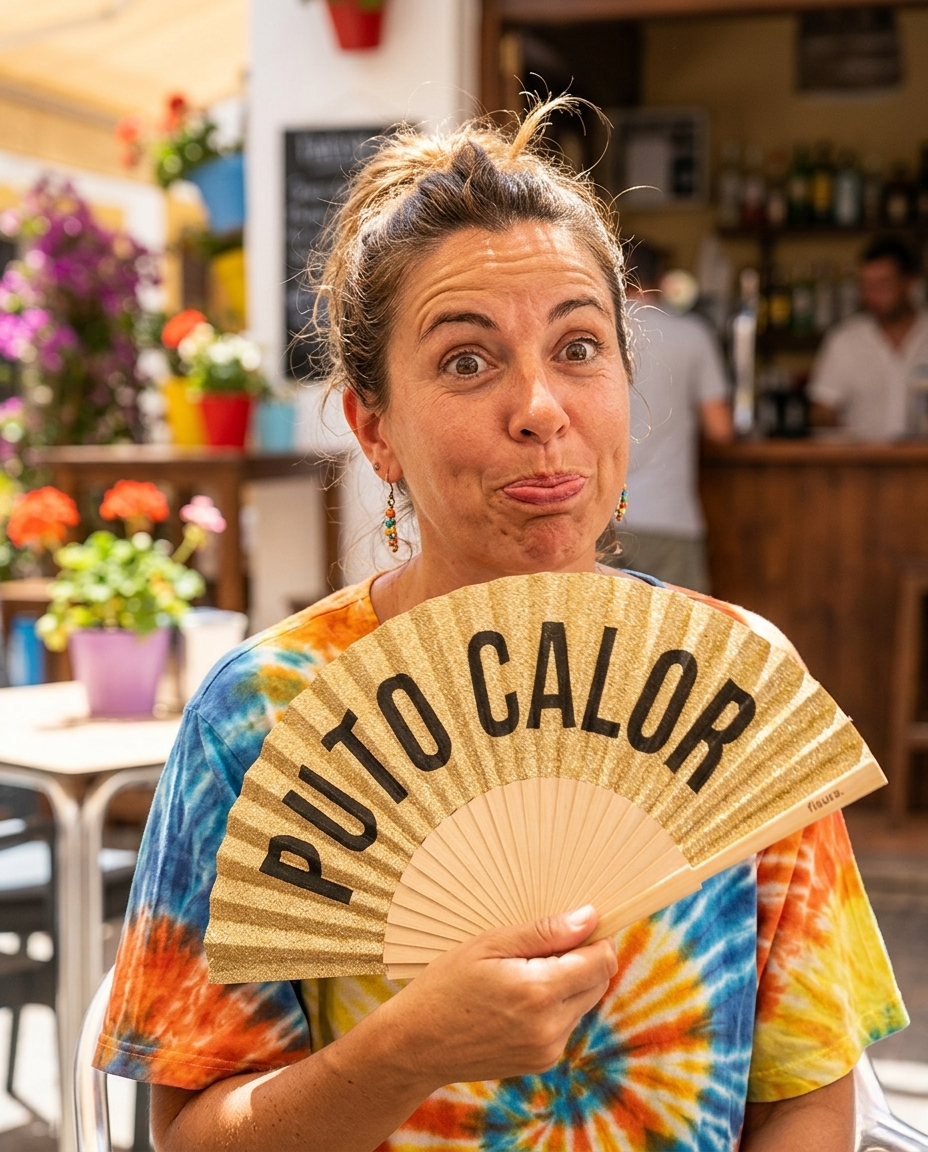 Abanico “Puto calor” ✨🔥