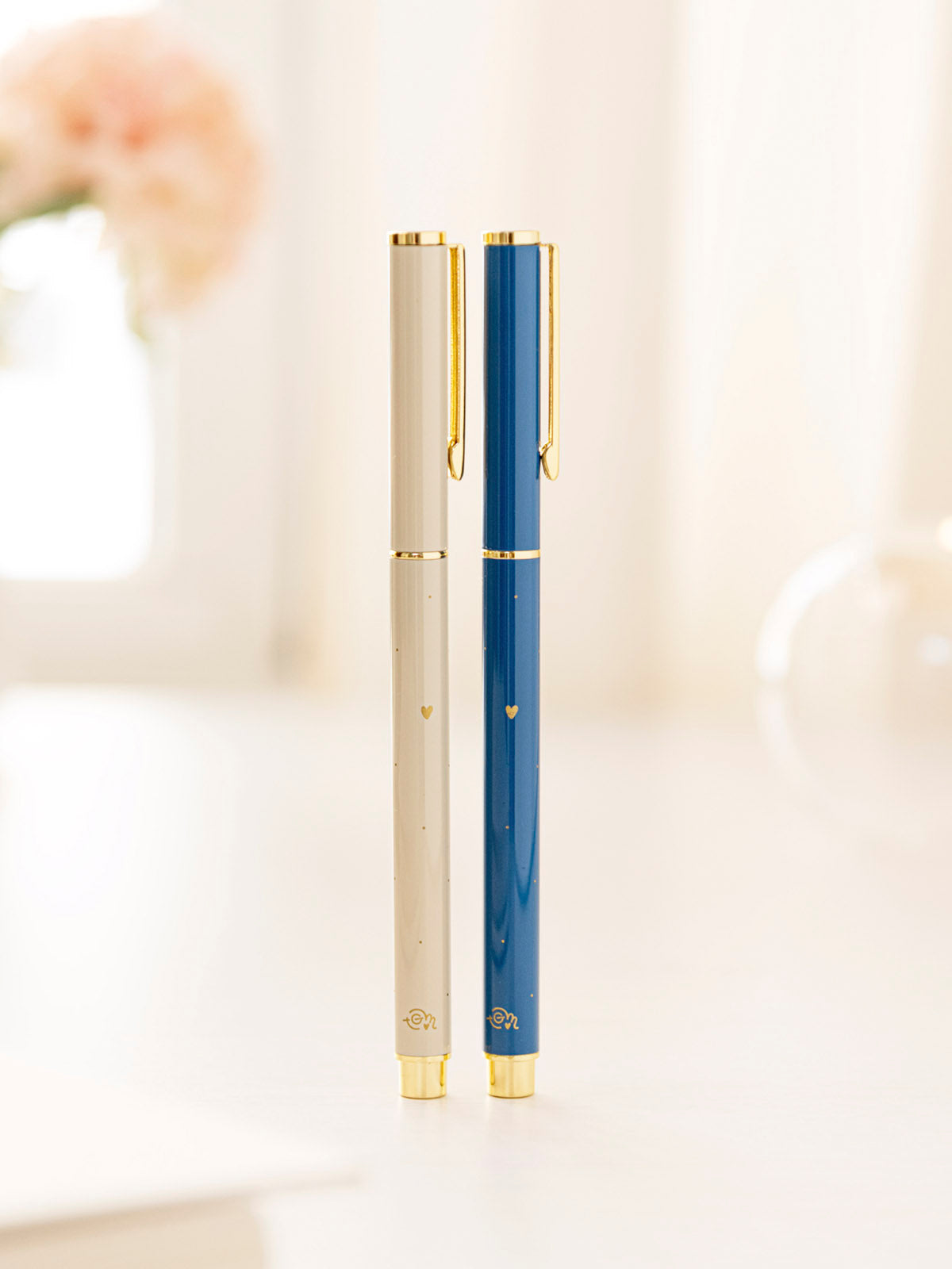 Bolígrafos de Gel – Pack de 2 (Negro y Azul) ✨🖊️