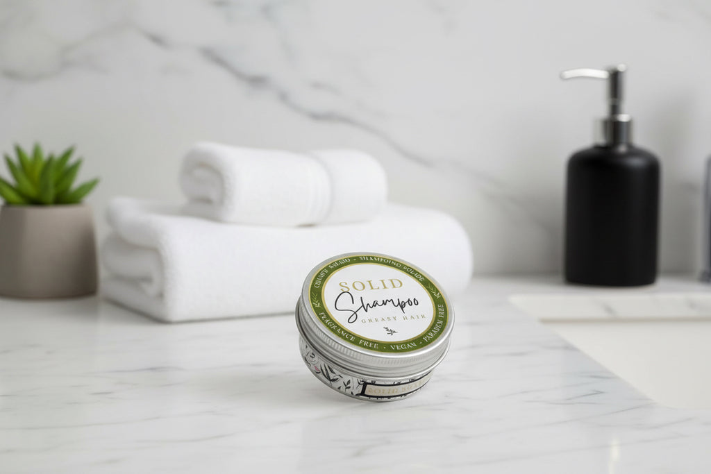 Champú Sólido Artesanal en Lata Cabello Graso